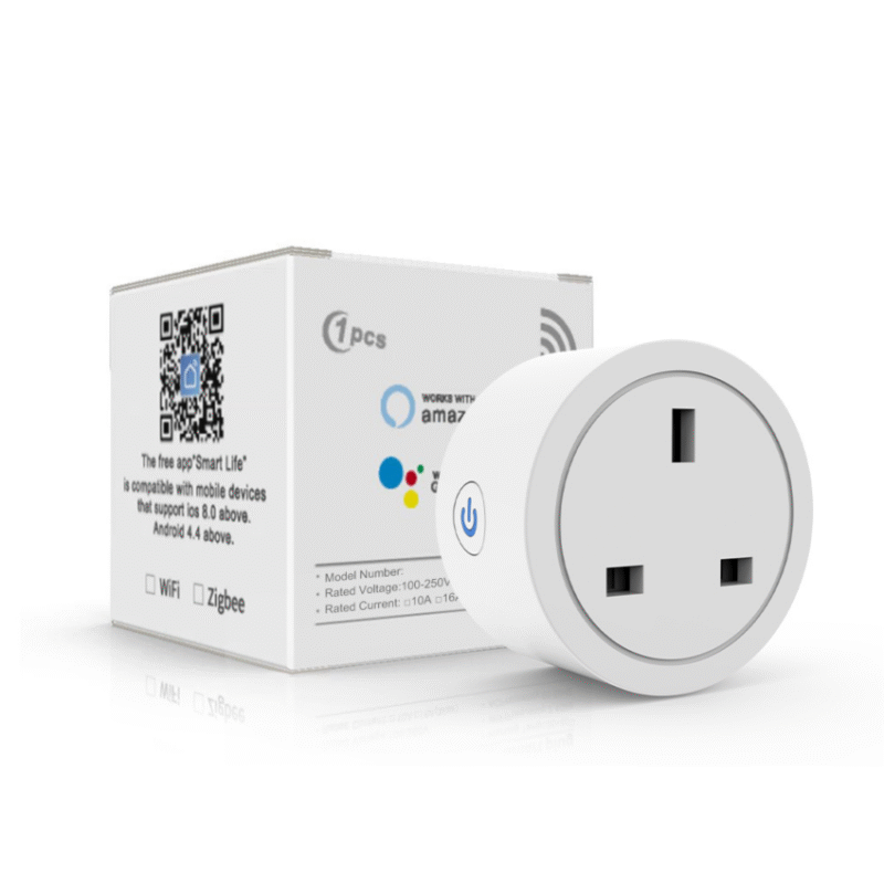 10 Tuya Smart Socket WiFi UK Plug with Energy Monitoring