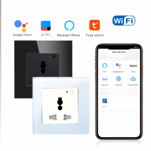 Tuya Single Wall Wifi Socket Type 1