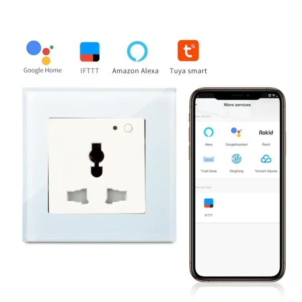 Tuya Single Wall Wifi Socket Type 1