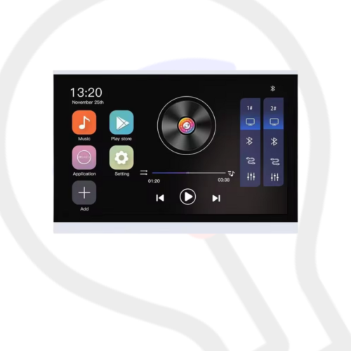 7inch Android 7.1 Touch Screen Music Home Sound Audio In-wall Amplifier