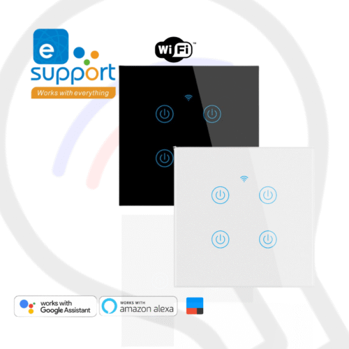 Four Gang Wifi RF 433MHz Ewelink App Smart Switch