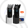 GDS01|Tuya Smart Outdoor Waterproof  Fingerprint Biometric Gate/Rim Lock