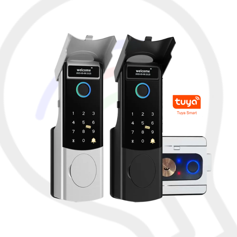 GDS01|Tuya Smart Outdoor Waterproof  Fingerprint Biometric Gate/Rim Lock