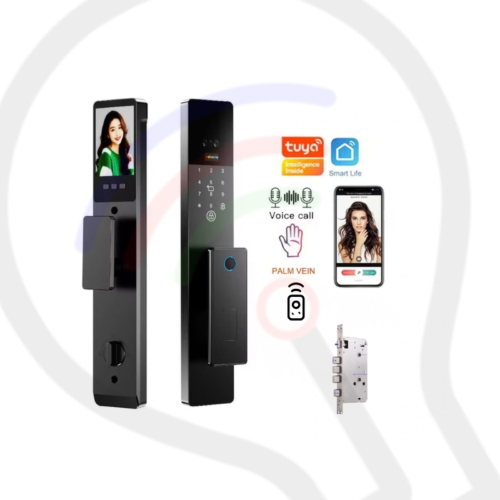 Mos-K51| Tuya Smart Fingerprint Door Lock with WiFi & App Control Face Recognition