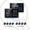 T10 | Tuya Wall Amplifier Android Background 2 Zone Music Host